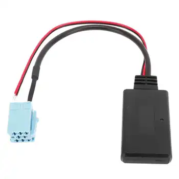 Автомобилен кабел за безжична аудиоадаптера Bluetooth ABS Bluetooth 4.0 Адаптер AUX in Подмяна на музикален кабел за VW Blaupunkt Радио 2000+
