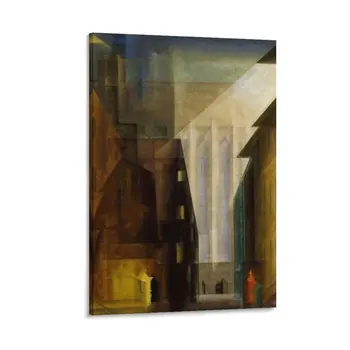 Художествена картина от плат Feininger lyonel върху платно, аксесоари за дома
