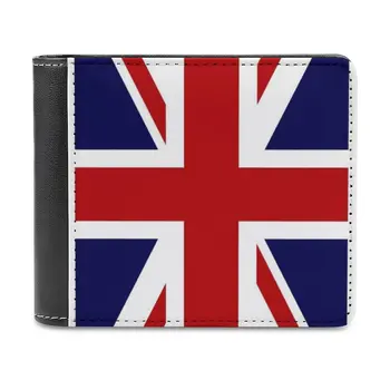 Джак Flag Of The Uk Меки мъжки портмонета, Нови Притежателите на кредитни карти за мъжки, дамски чанти, Мъжки портфейл Jack Flag United Kingdom, Uk
