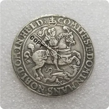 Средновековна монета, Медал 1/4 талера 1579 Masfeld Eisleben КОПИЕ на възпоменателни монети-копия на монети медал монети с колекционерска стойност