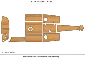 2007 crowliner 23 ss lpx B Платформа пилотската кабина 1/4 