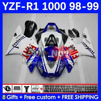 Корпус за YAMAHA YZF R 1 1000 cc 1000CC 98-99 156No.7 YZF R1 YZF1000 YZFR1 98 99 YZF-1000 YZF-R1 1998 1999 Обтекател син в наличност