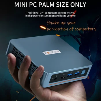 SZBOX Pelan WI-6 intel в n100 Mini PC Alder Lake-в n100 N95 Wins 11 DDR4 NVME SSD WIFI BT Тенис на Офис компютър 4K HD