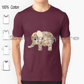 Един Слон Теле-Pixel Edition 100% Памучен Мъжки И Дамски Мека Модна Тениска Dali Elephant Dali Elephants Art Слонята