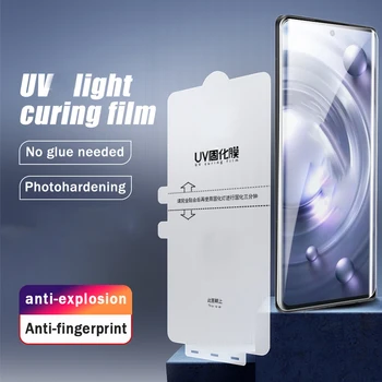 UV Лепило течен Защитно Фолио За Дисплея на Samsung Galaxy Note 8 9 10 20 Меки Филм S22 S23 Ultra S21 S20 S10 S8 S9 Plus Гидрогелевая Филм