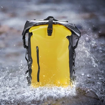 25Л Открит Водоустойчив Суха раница, походный чанта, плаващи чанта за съхранение За каране на лодка, риболов, рафтинг, гмуркане, каране на каяк