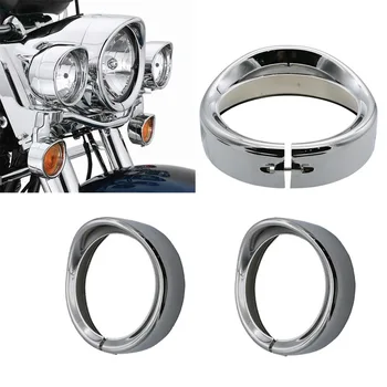 7-Инчов пръстен за довършване на фарове, в стила козирка фарове за Harley 4,5 