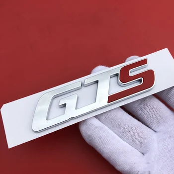 Английски Букви, Емблемата на GTS Стикер На Багажника на Колата Maserati Gransport Granlusso Quattroporte GTS Grantismo Auto Икона Стикер 3D