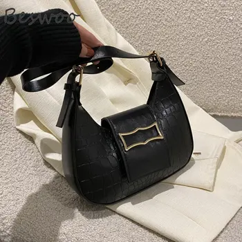 Нови ретро чанти за жени, тенденция модерна чанта за момичета, луксозни чанти под мишниците, Просто една малка чанта в Корейски стил, Дамска чанта Y2K