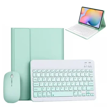За iPad на 10-то поколение калъф с клавиатура, 10,9-инчов калъф 2022 г., цветни за безжична връзка Bluetooth, магнитна кожа за iPad Калъф 10