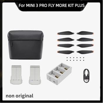 Чанта през рамо за Mini 4/mini 3 Pro Fly More kit, 2 полет на батерията с тристранно подзарядкой, аксесоари за витлото София, батерия за дрона