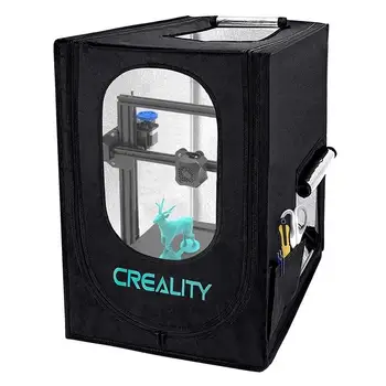 Корпус 3D принтер CREALITY Малък размер 72 * 60 * 48 см от алуминиево фолио с рамка, която предпазва от корозия, безопасна, бърза и лесна инсталация