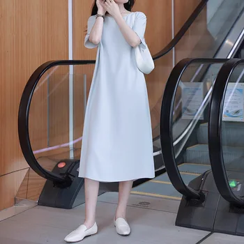 Женствена рокля High Jie Lazy с триуксусной киселина, отпуснато и коварен въздушно рокля за жените