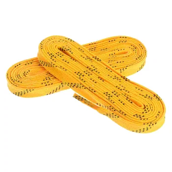 Вощеные хокей на обувките му на Широк ремък за обувки Професионални ремък за хокей на кънки със защита от замръзване (жълти, 96 инча)