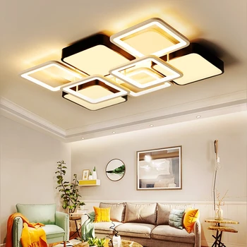 Новост 2023 г., Модерен тавана лампа за дневна и спалня, Оригинални осветителни Тела за украса на помещения в жилището, Интелигентна led полилей