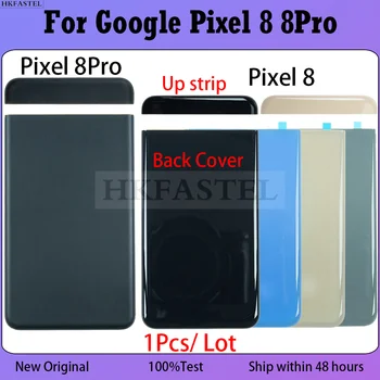 HKFASTEL Нов оригинален корпус Pixel 8 Up Strip за Google Pixel 8 Pro 8P с батерии отделение в задната част на врата