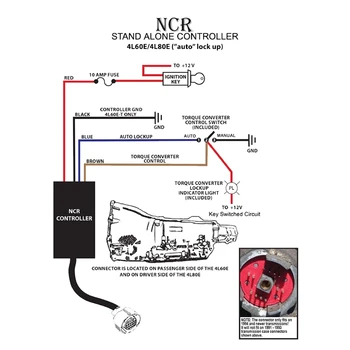 Самостоятелен Контролер NCR80E 4L80E С Пълно Ръчно Превключване на Предавките И Автоматично Заключване NCR 80E-T Адаптер окабеляването на Трансмисията