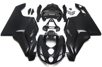 4Gifts Нов комплект обтекателей за мотоциклети ABS, подходящ за Ducati 749 999 2003 2004 2005 2006 03 04 05 06 Комплект за тяло Черен матиран по поръчка