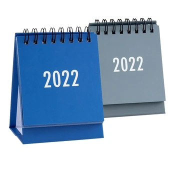 2 броя настолен календар с 2022 година, кухненски, настолен календар, панти месечен календар, подходящ за училище, домашен офис
