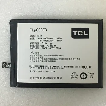 Оригинална батерия TLp030EC 3050 ма за TCL 3S M3G за UMI EMAX Mini 4G LTE Snapdragon 615 Octa Core 5.0 