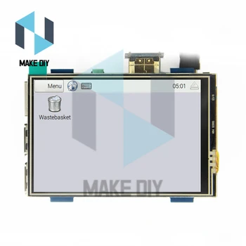 3,5-инчов HDMI-съвместим 480x320 Raspberry Pi LCD дисплей със сензорен панел за Raspberry Pi 4B/3Б/3Б +