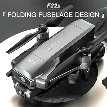 2-Осови Кардан FPV Квадрокоптер За Заобикаляне на Препятствия RC Dron F22S 4K Pro С Камера 3 КМ Професионален Дрон WIFI GPS EIS