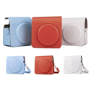 Чанта-калъф от изкуствена кожа за фотоапарат Instax Square SQ1, чанта за фотоапарат с голям капацитет за камерата Square SQ1.
