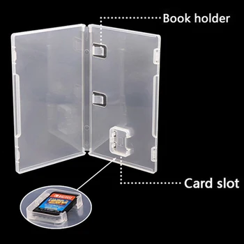 Калъф за съхранение слот за карти, Прозрачна кутия, 1 бр. Притежателя патрон, калъф с книга на премията за поставена капачка на ключа NS