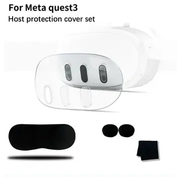 За Meta Quest 3 Прозрачно Защитно покритие Шлем за Виртуална Реалност За Защита на Лещи От сблъсъци Vr Protective Дишаща За Meta Que M3t4