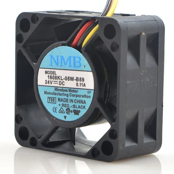 Оригиналът е за NMB 4020 24V 0.11 A 1608KL-05W-B59 4 см аксиален вентилатор за охлаждане