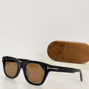 Модни маркови слънчеви очила Женски мъжки том half frame ретро класически поляризирани очила Ford tf5178 с оригиналната кутия Безплатна доставка