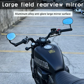 Приложими мотоциклетни кормилото за огледала за обратно виждане Benali 502C 752s BJ600 250 500 800 300 инсталация без загуба на машини с ЦПУ, с овална