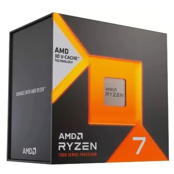 100% 8-ядрен настолен процесор на AMD Ryzen 7 7800X3D с 16 потоци на работа