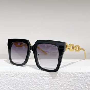 Луксозни слънчеви очила за жени и мъже в стил пилот, модерни очила с цветни лещи, висококачествени слънчеви очила от сплав