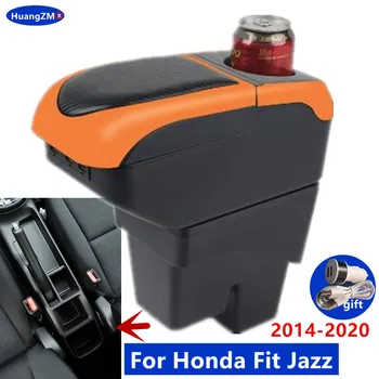 За Honda Fit Подлакътник за Honda Jazz/WRV Авто Подлакътник скоростна 2014 2015 2016 2017 2018 2019 2020 резервни Части за дооснащения салон bo7