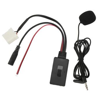 Микрофон високоговорител ISO Износоустойчива Огнеупорни Bluetooth 5.0 Подмяна на адаптер AUX IN за Mazda 6 2006 г. съобщение за ъпгрейд