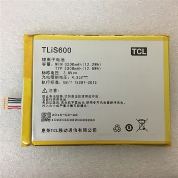 3,8 По 3200 ма Новата Версия на TLiS600 TCL S720 S720T S750T S725T P728M I718M 3N M2U M2L М2М Батерия