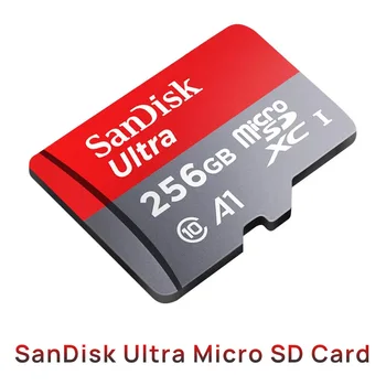 SanDisk Ultra Micro SD Карта Карта с Памет A1 C10 U1 FHD1080P 64G 128G 256G 512G 1 TB 140 МБ/с. TF Flash за смартфон Camare
