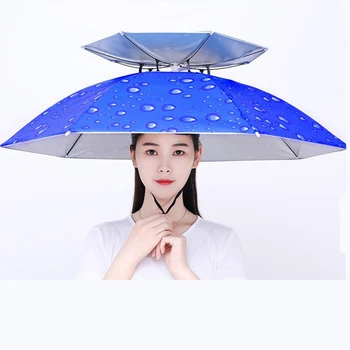 Градинска двупластова шапка-чадър, Мултифункционален чадър, Големи чадъри за пътуване, Регулируем шапка-чадър за риболов