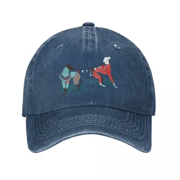 Коледна разходка за кучета Greyhounds // тъмно-бяла шапка на фона на ковбойской шапки, космата шапка, мъжка шапка, дамски