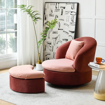 Търговска диван от скандинавски тъкан, уютна спалня, хол, прост, модерен малка къща, лесна луксозният диван, стол за почивка