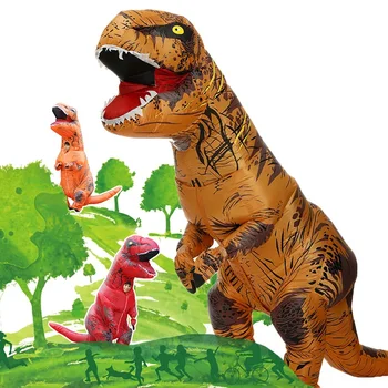 Надуваем костюм динозавър Минути-РЕКС, костюми за cosplay, карнавалните аниме костюм за Хелоуин за възрастни, детски костюм с динозавром от анимационен филм