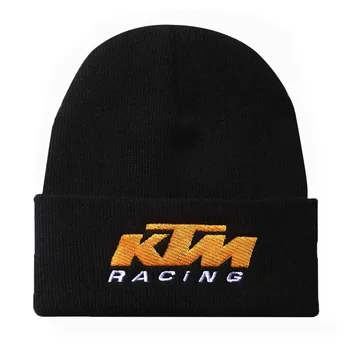 Европейските и американските мъже, есен и зима, нова вязаная шапка с бродерия на K-KTM, пуловер, шапка, вълнена шапка в стил хип-хоп, охлаждаща капачка