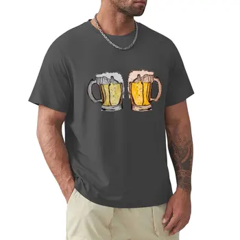 Бирени чаши № 2, тениска, летен топ с принтом животни, тениска за момчета, графични тениски, мъжки тениски, ежедневни стилни