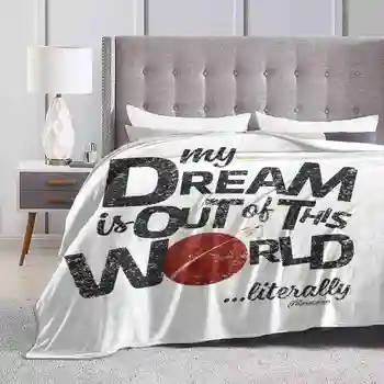 Моята мечта е от този свят Меко топло Лесно Доловими одеяло Mars Generation Space, Алиса Карсън, Наука