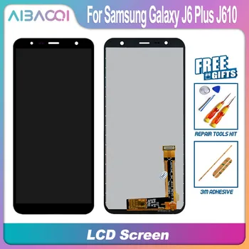 AiBaoQi Маркова Новост 6,0-Инчов Сензорен Екран + 1280x720 LCD Дисплей В Събирането на Замяна За Samsung Galaxy J6 Плюс J610 Телефон