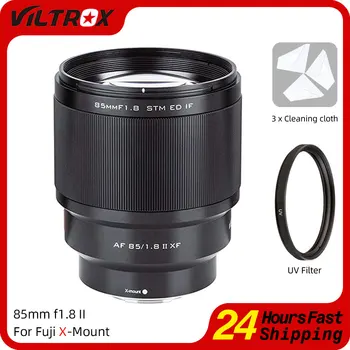 Viltrox 85 мм f1.8 II Автофокусный Полнокадровый Портретен обектив с Автофокусировкой за Fuji Fujifilm X Mount Camera Lente X-PRO3 X-T3 X-A7 X-A5 X-T100