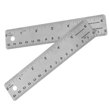 2 Бр Корк Линия от неръждаема стомана Дървообработващи инструмент за Измерване Machinist Дърводелец Подложка с