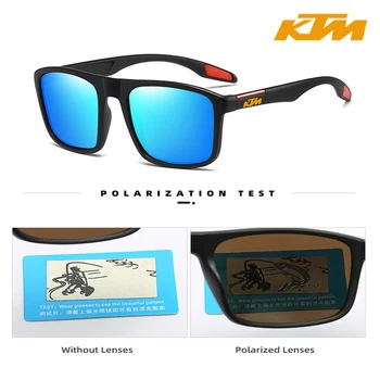 Класически Реколта Квадратни Слънчеви Очила Мъжки Поляризирани Слънчеви Очила за KTM 690 390 200 Duke 125 RC390 RC200 RC125 Аксесоари