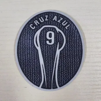 Футболни икони CRUZ AZUL 9 Cup Flocking Желязо На нашивках New Arival